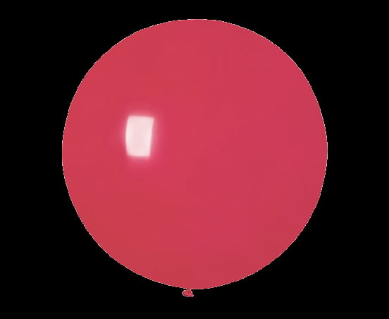 Balon lateksowy kula czerwony pastel