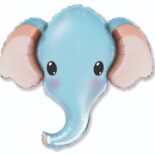 Balon foliowy 24" niebieski słoń