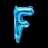 Balon foliowy niebieska litera F, 35 cm