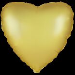 Balon foliowy 18” satynowo złote serce