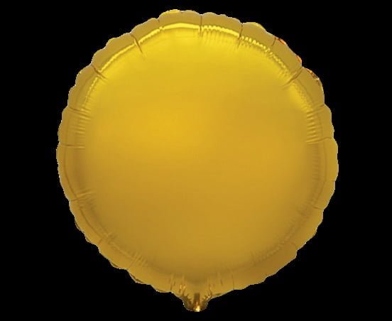 Balon foliowy 18” złoty okrągły