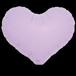 Balon foliowy 18” pastelowo lawendowe serce