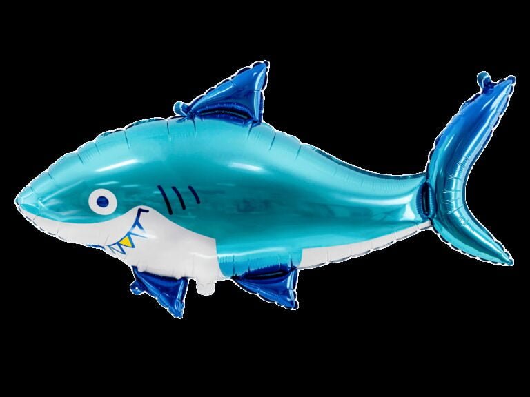 Balon foliowy niebieski rekin