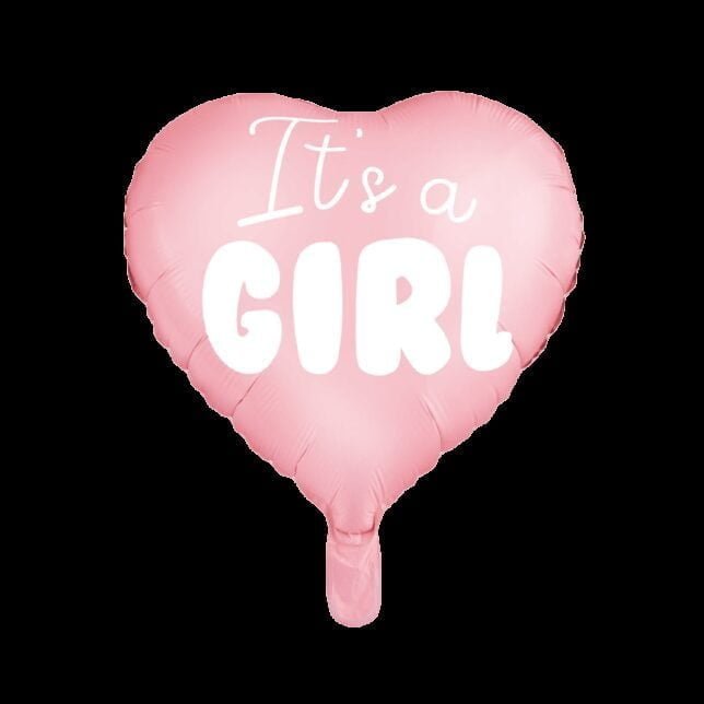 Balon foliowy różowe serce it’s a girl