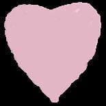 Balon foliowy 18” pastelowo różowe serce