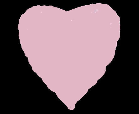 Balon foliowy 18” pastelowo różowe serce