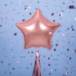 Balon foliowy 18” różowo złota gwiazda