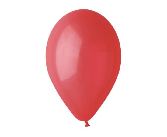 Balon lateksowy czerwony pastel 13”