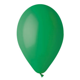 Balon lateksowy ciemnozielony pastel 13”