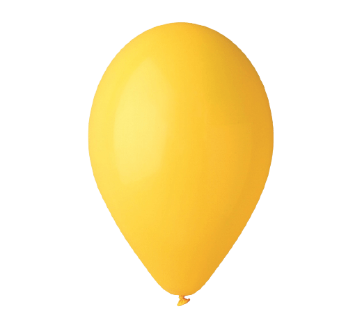 Balon lateksowy ciemnożółty pastel 13”