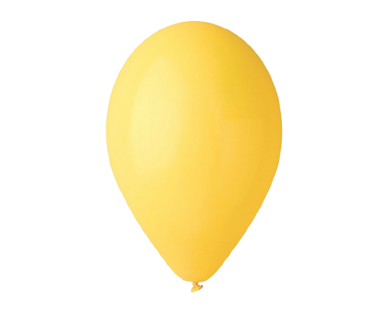 Balon lateksowy żółty pastel 13”