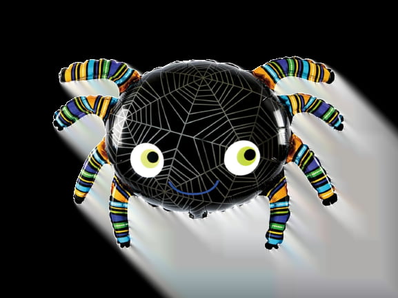 Balon foliowy czarny pająk