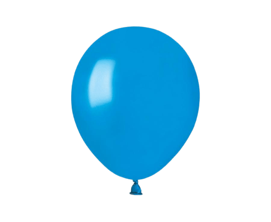 Balony lateksowe 5” metaliczne niebieskie, 100 szt.