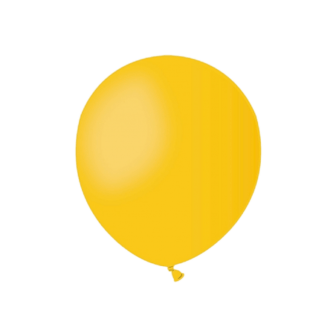 Balon lateksowy żółty pastel 5”